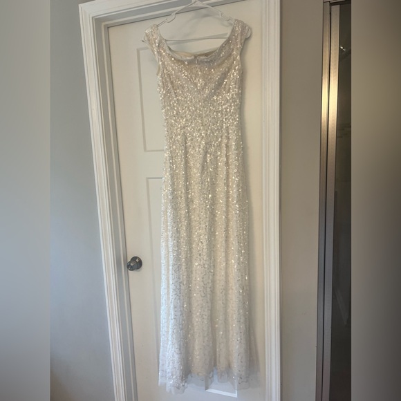 WHITE SEQUIN DRESS - Picture 4 of 5